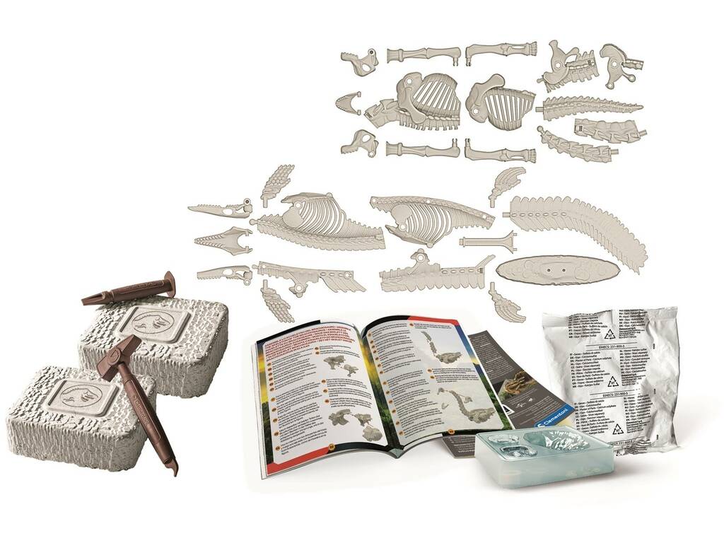 Jurassic World Rebirth Set di scavo dinosauri colossali