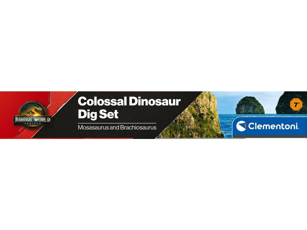Jurassic World Rebirth Set di scavo dinosauri colossali