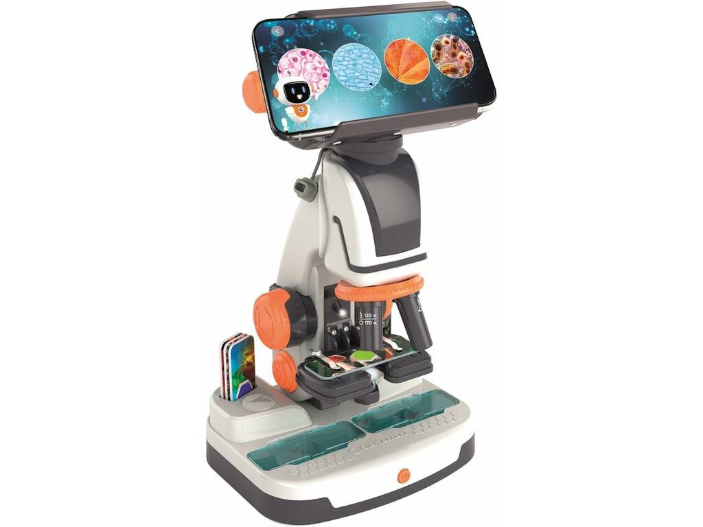 Microscopio Interactivo con IA y Cámara Wi-Fi