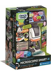 Microscope interactif avec IA et caméra Wi-Fi