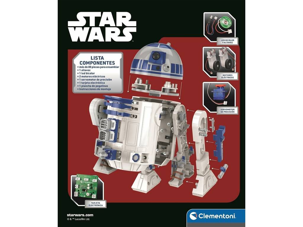 Star Wars Robot R2-D2 con Función Control Remoto Bluetooth