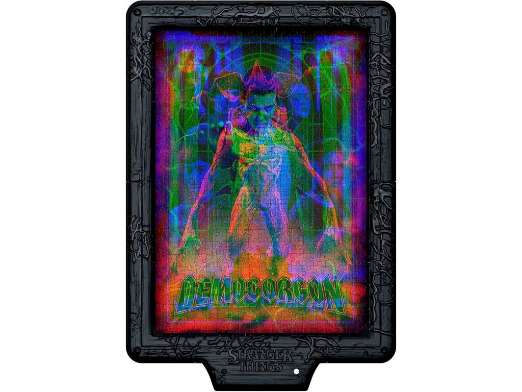 Puzzle metamorfico Stranger Things Demogorgon's Hunt da 520 pezzi con luce LED