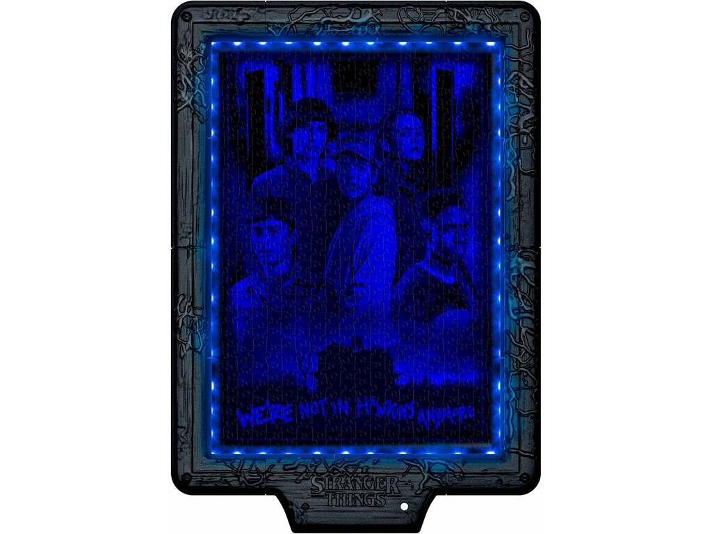 Puzzle metamorfico Stranger Things Demogorgon's Hunt da 520 pezzi con luce LED