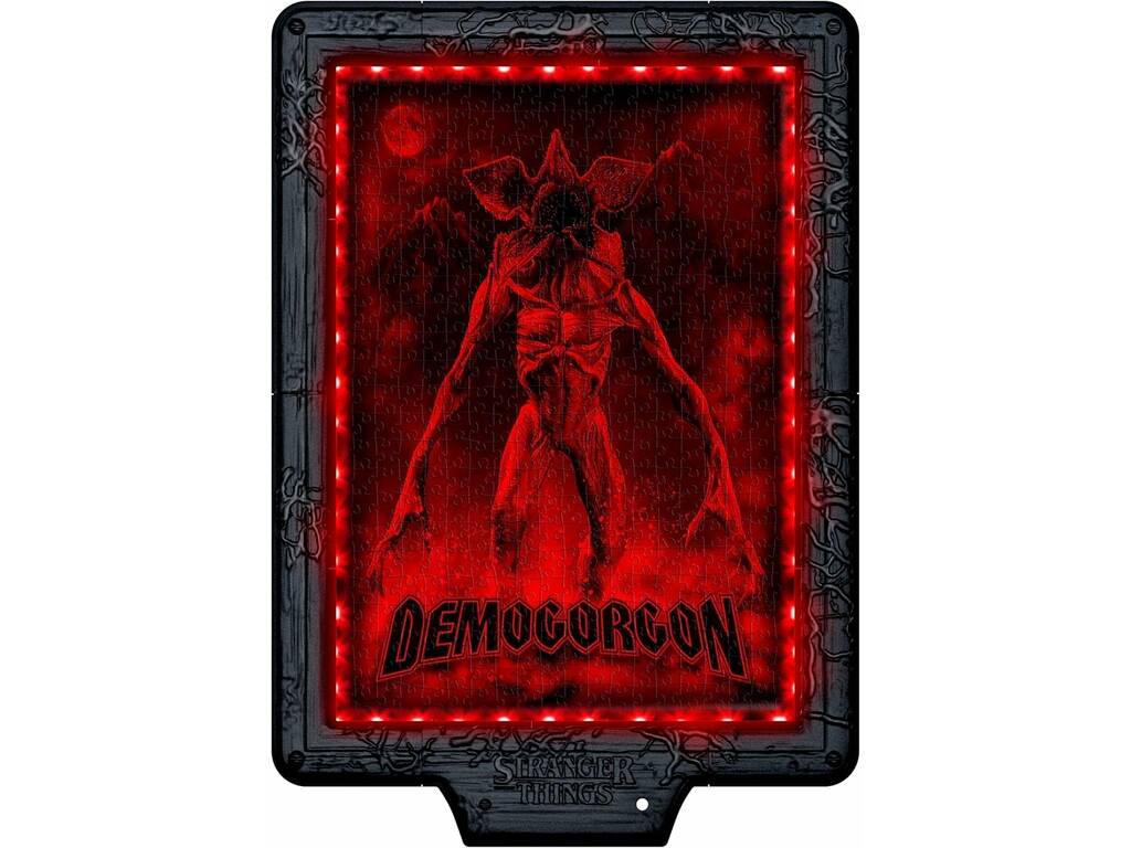Puzzle metamorfico Stranger Things Demogorgon's Hunt da 520 pezzi con luce LED