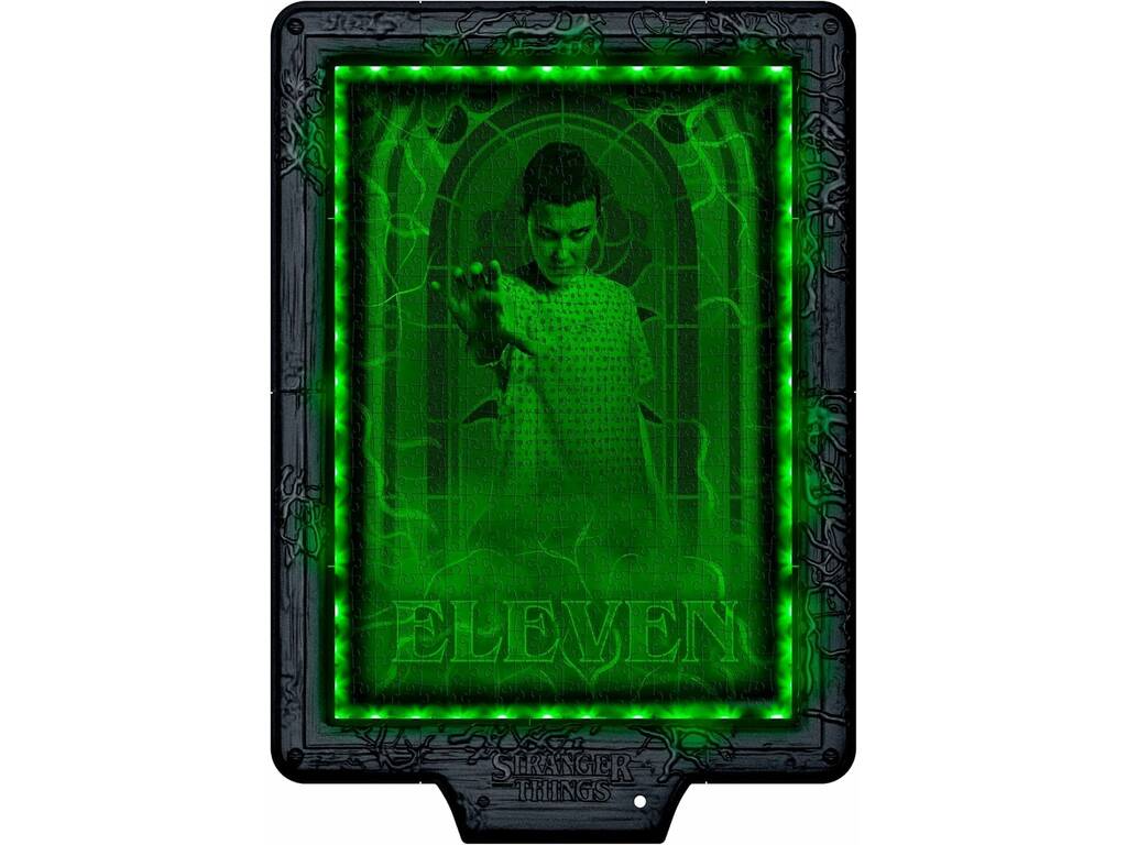 Puzzle metamorfico Stranger Things Demogorgon's Hunt da 520 pezzi con luce LED