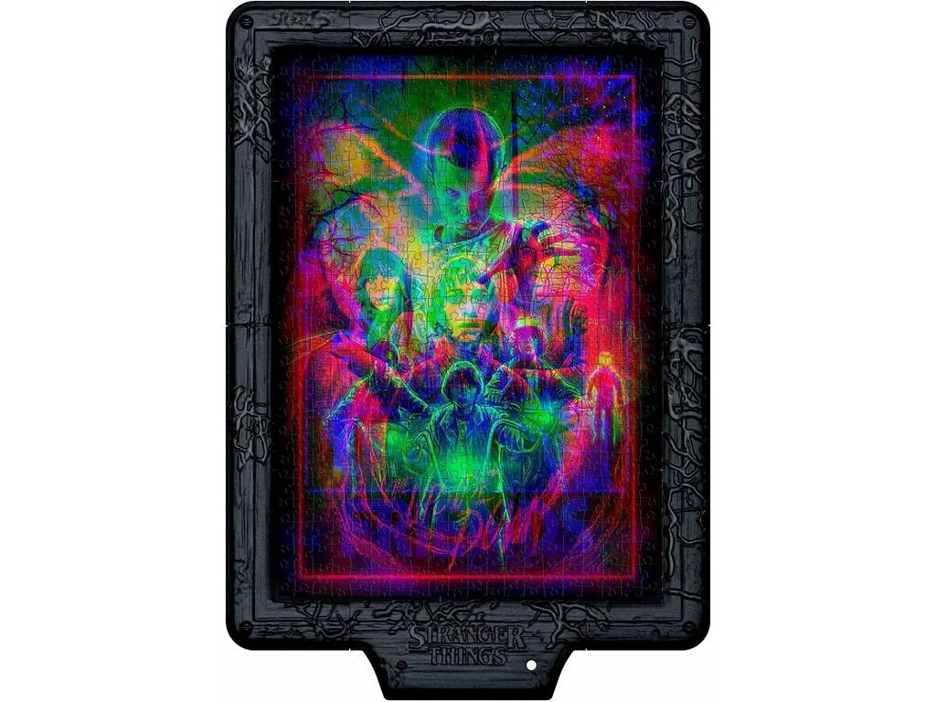 Stranger Things Puzzle Metamorfico The Upside Down da 520 pezzi con luce LED