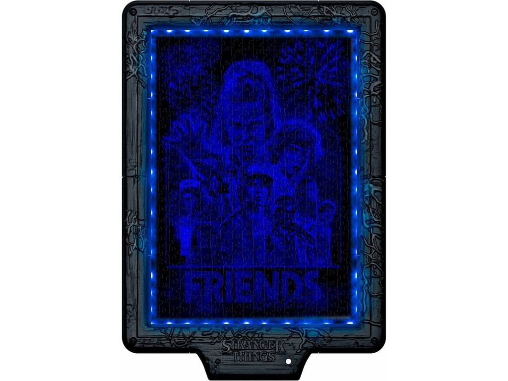 Stranger Things Puzzle Metamorfico The Upside Down da 520 pezzi con luce LED