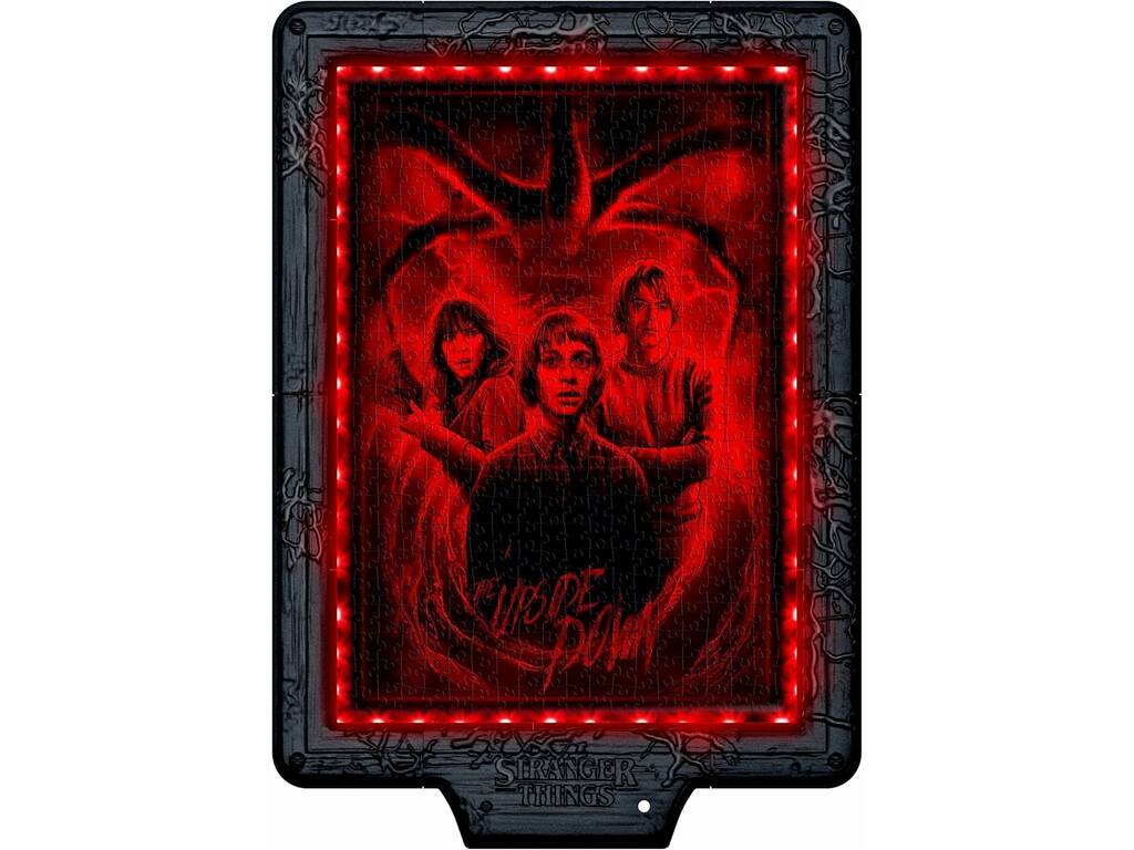 Stranger Things Puzzle Metamorfico The Upside Down da 520 pezzi con luce LED