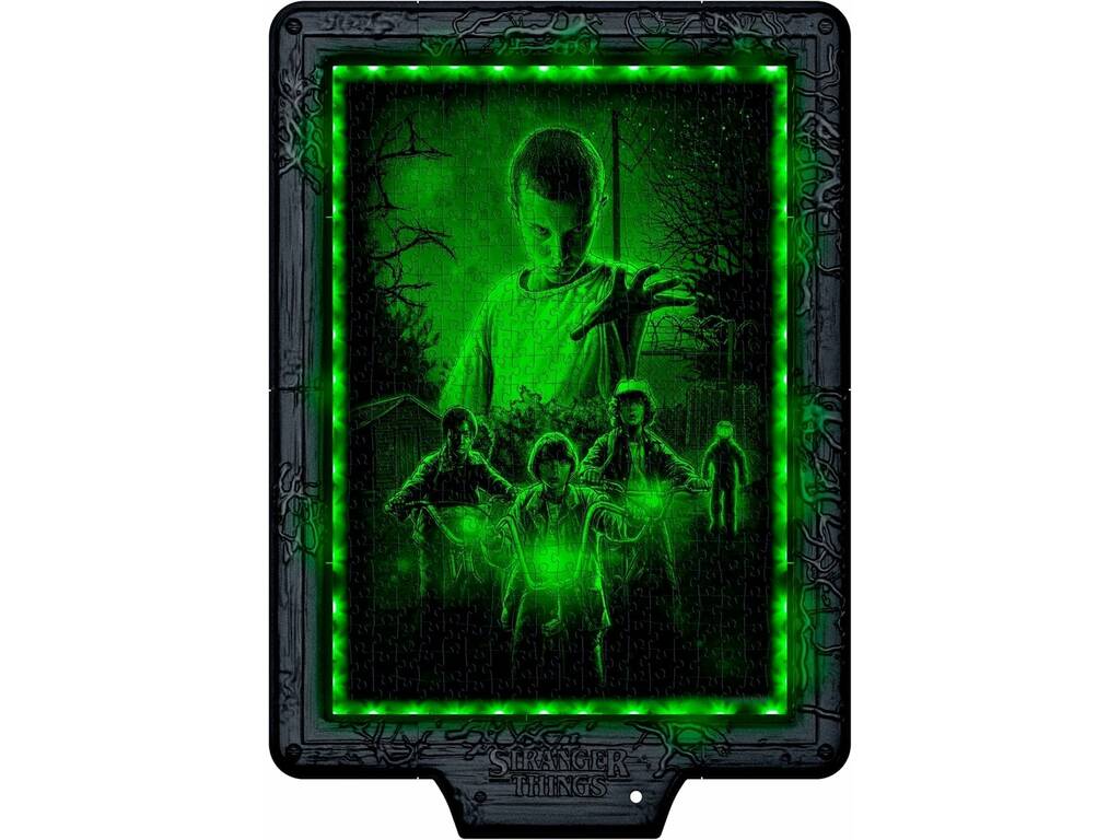 Stranger Things Puzzle Metamorfico The Upside Down da 520 pezzi con luce LED