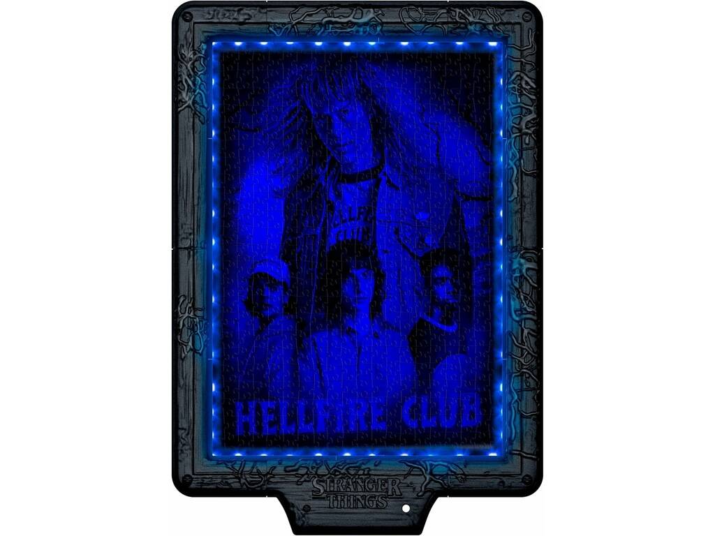 Puzzle metamorfico Stranger Things Vecna's Curse da 520 pezzi con luce LED
