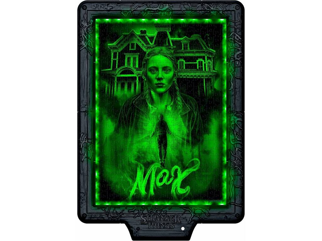 Puzzle metamorfico Stranger Things Vecna's Curse da 520 pezzi con luce LED