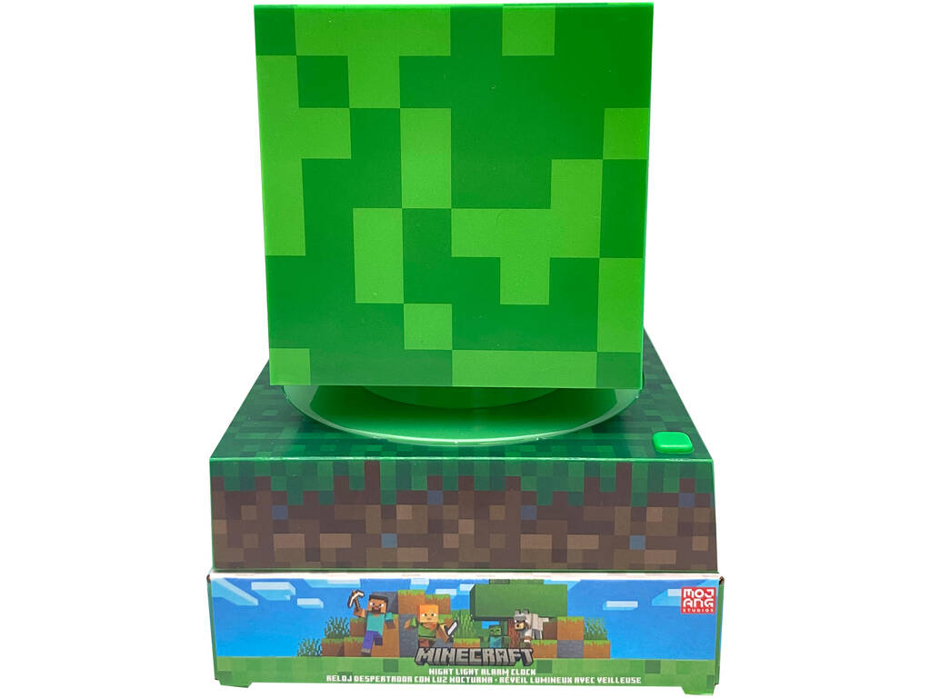 Sveglia 3D Minecraft con luce notturna