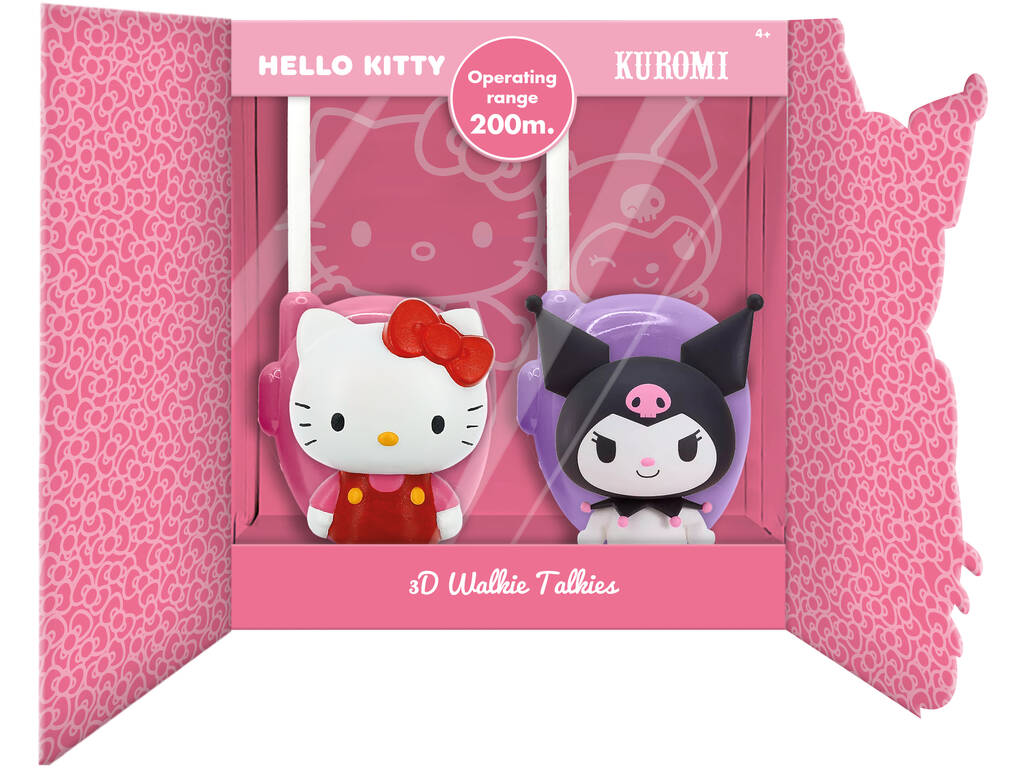 Hello Kitty y Kuromi Pack Walkie Talkies 3D