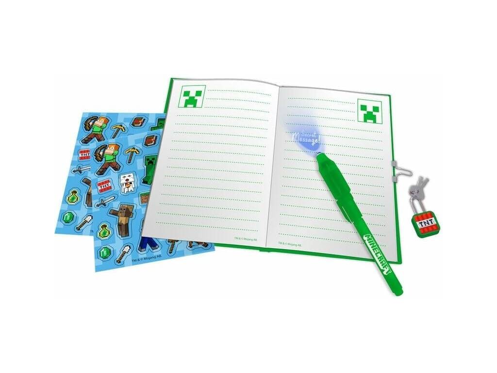 Minecraft Diario Segreto e Penna a Inchiostro Magico