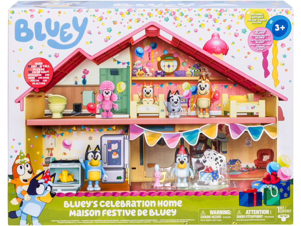 Bluey Casa das Festas com Bluey e Acessórios