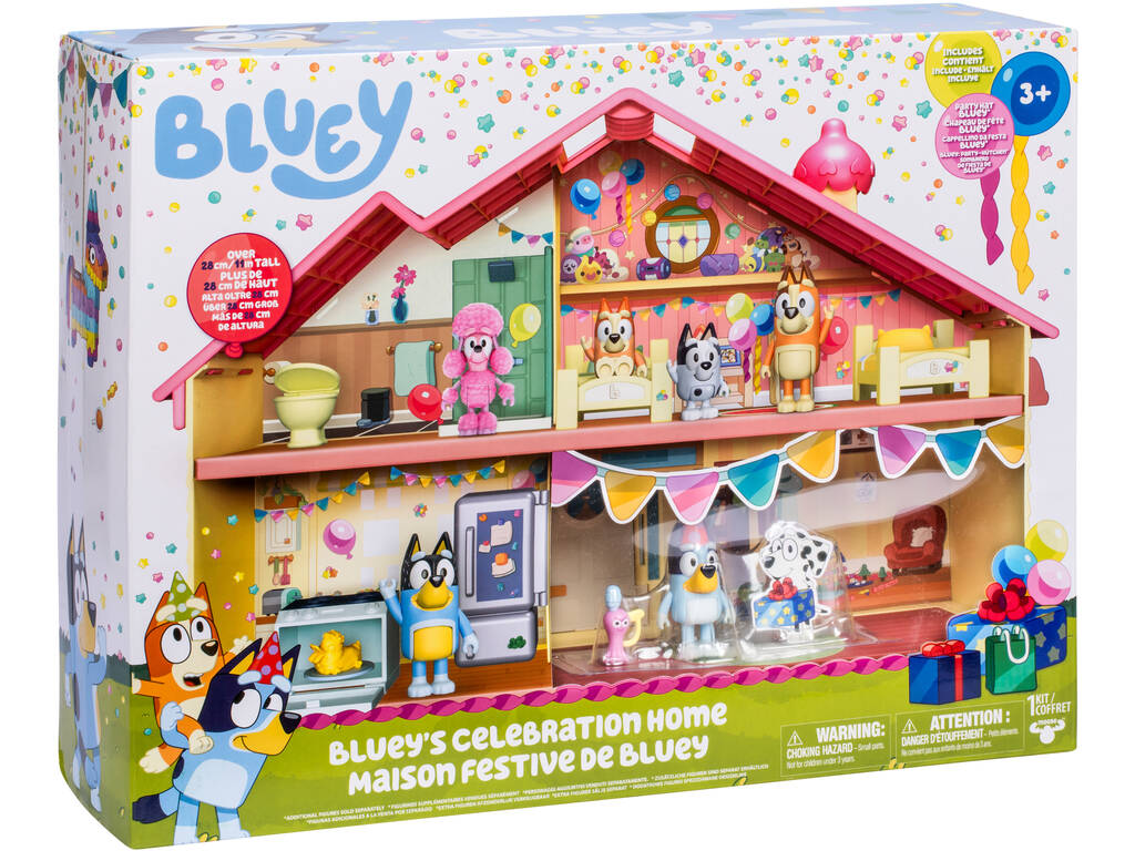Bluey Casa das Festas com Bluey e Acessórios