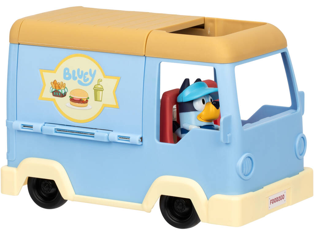 Bluey Food Truck com Figura e Acessórios