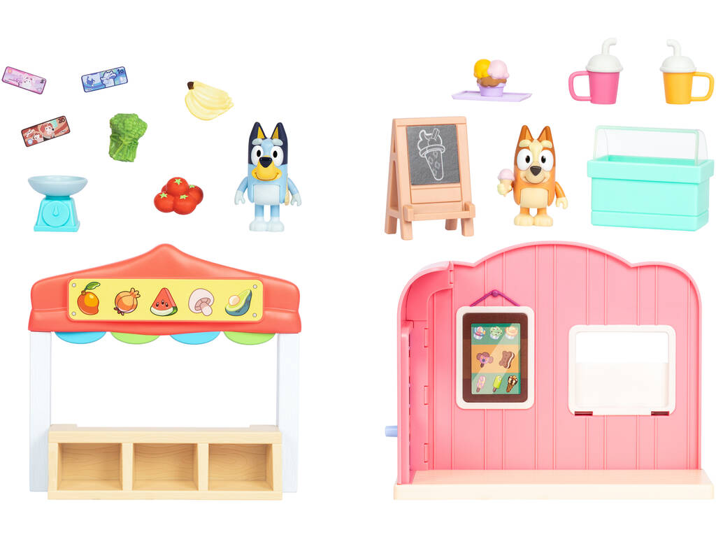 Mini-set Bluey avec figurine et accessoires
