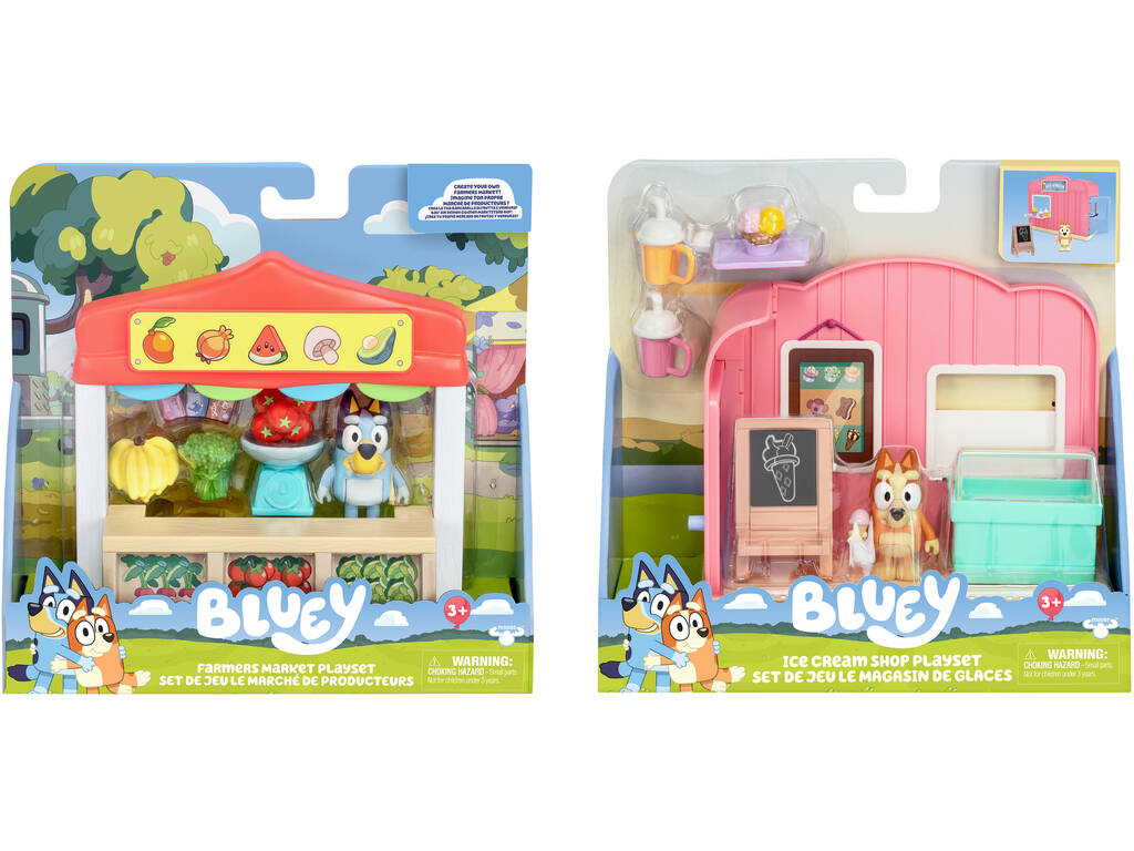 Mini-set Bluey avec figurine et accessoires
