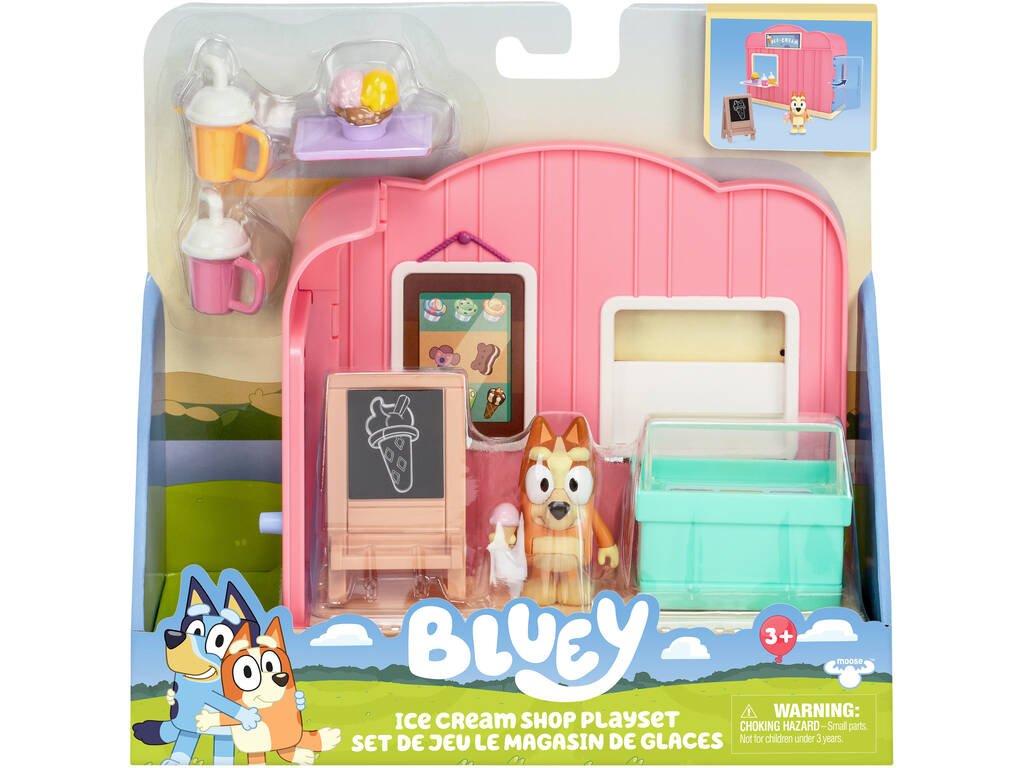 Mini-set Bluey avec figurine et accessoires