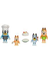Bluey Set Jouer au chef avec 4 figurines et accessoires