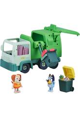Bluey Set Camion poubelle avec figurines et accessoires