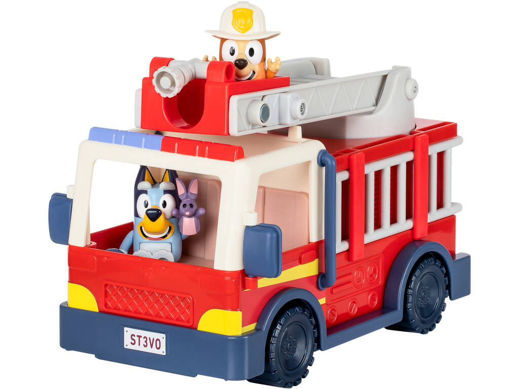 Bluey Camião dos Bombeiros com Figuras e Acessórios