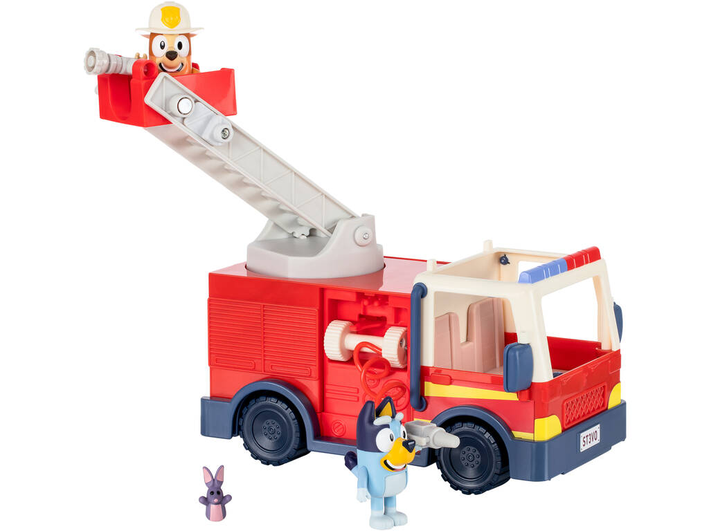 Bluey Camião dos Bombeiros com Figuras e Acessórios