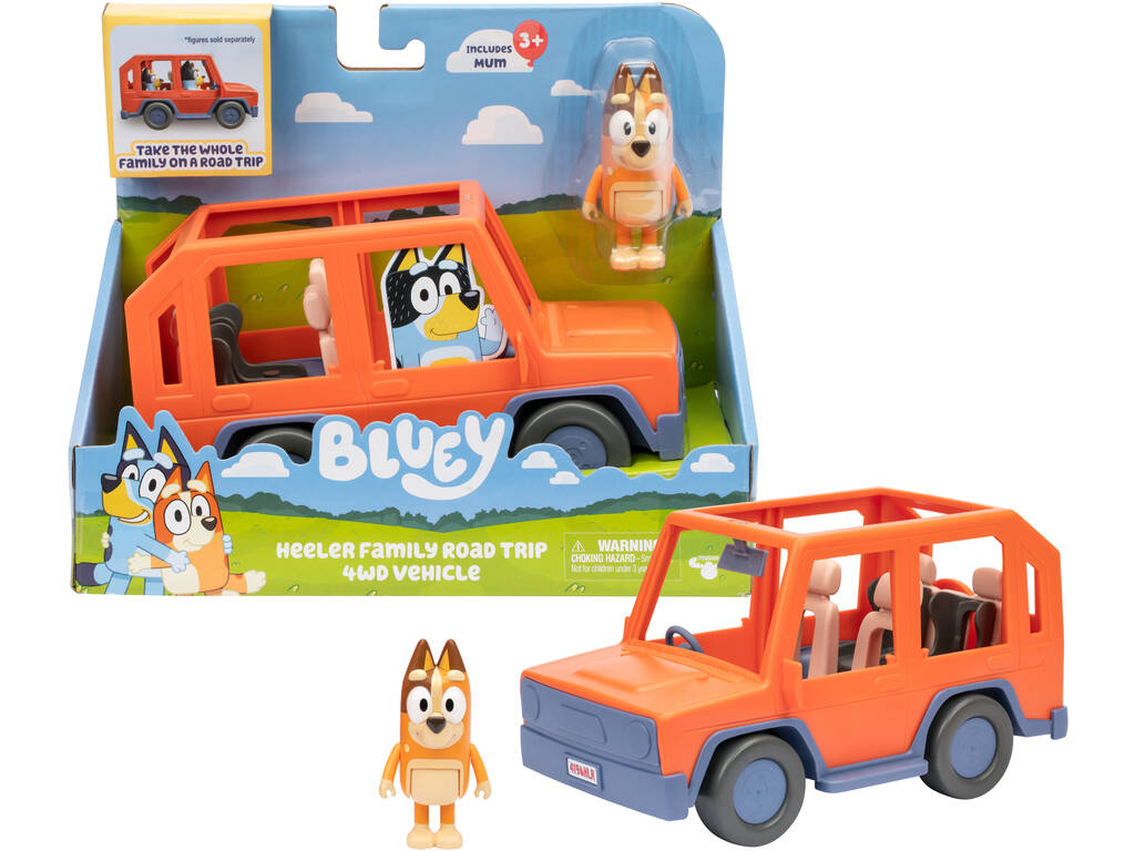 Bluey 4x4 Familiar com Chilli