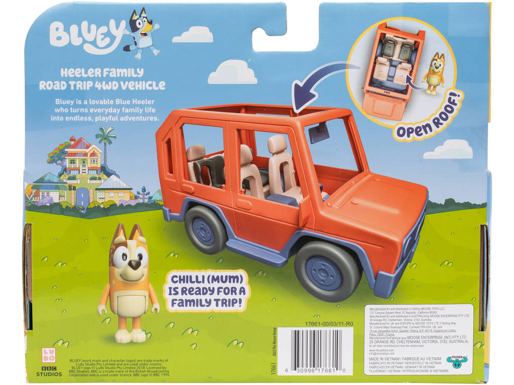 Bluey 4x4 Familiar com Chilli
