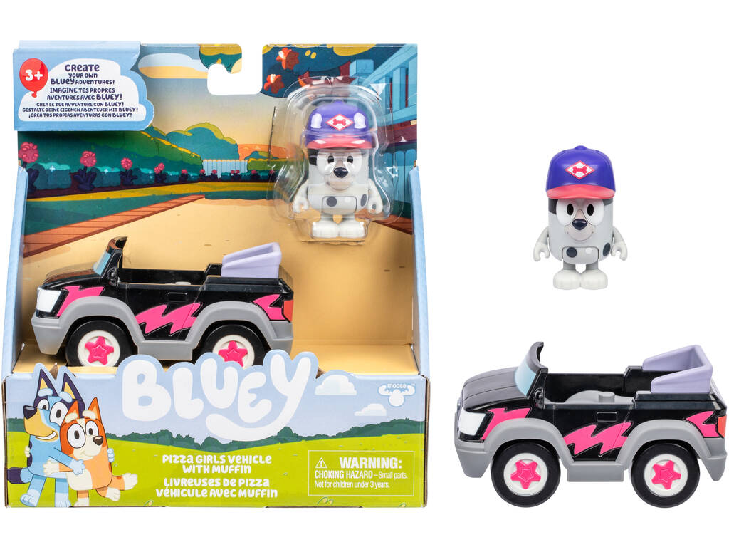 Bluey Veículo com Figura