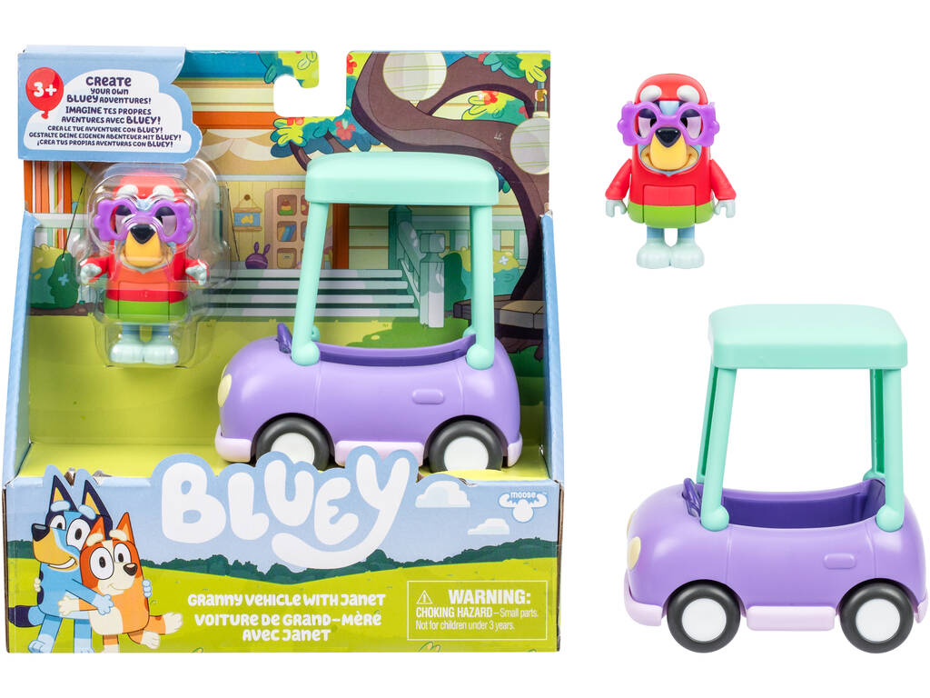 Bluey Veículo com Figura