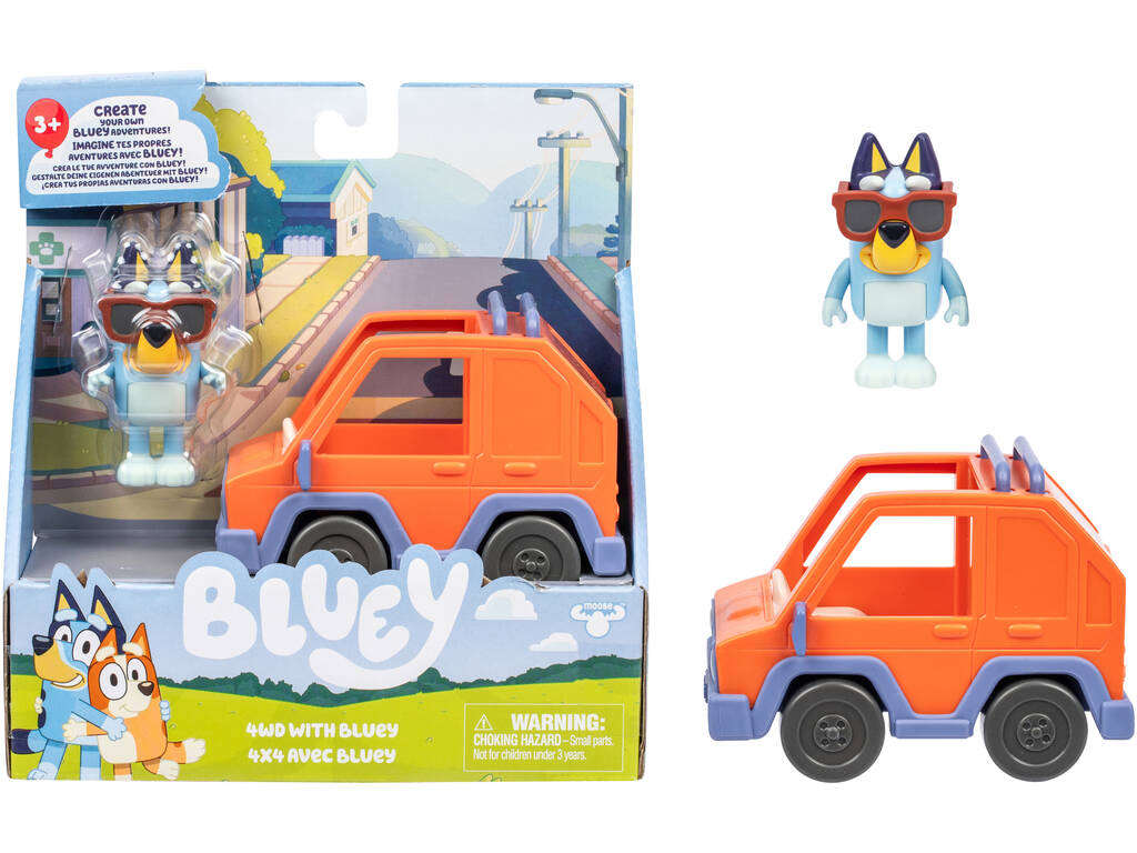 Bluey Veículo com Figura