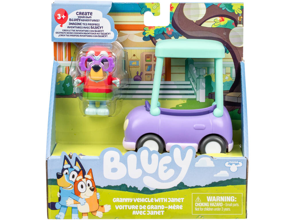 Bluey Veículo com Figura