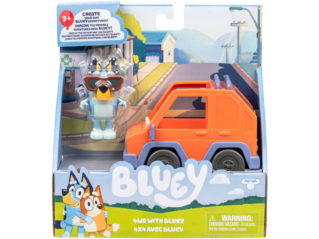 Bluey Veículo com Figura