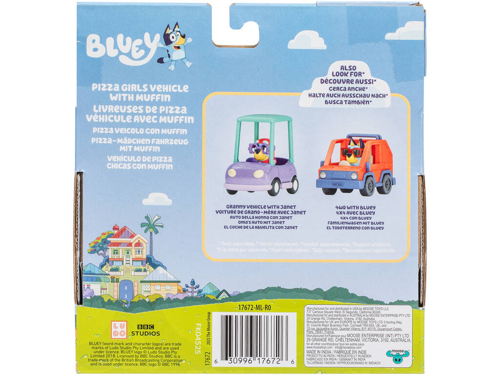Bluey Veículo com Figura