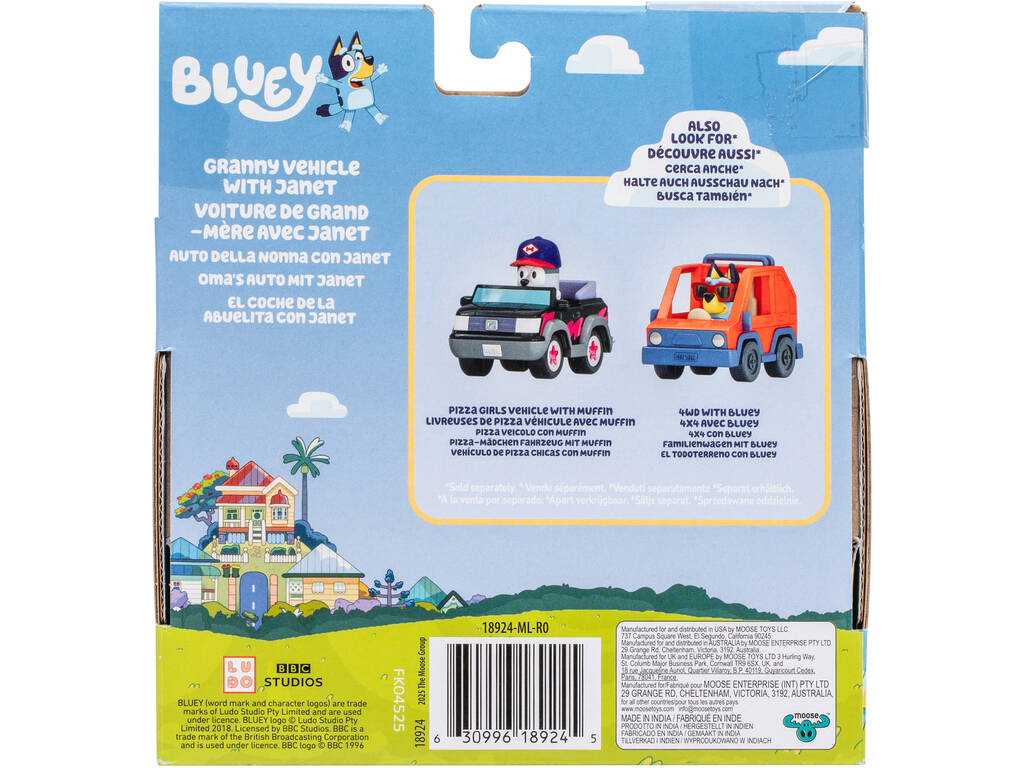 Bluey Veículo com Figura