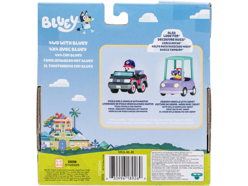 Bluey Veículo com Figura