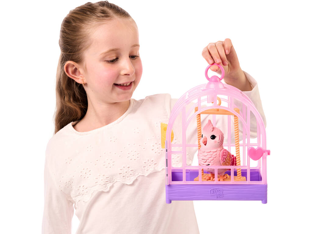 Little Live Pets Animale domestico interattivo Uccellino con gabbia