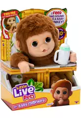 Little Live Pets Mascotte interactive My Baby Monkey Mango