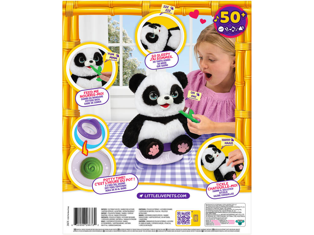 Little Live Pets Animale domestico interattivo My Baby Panda ChuChu