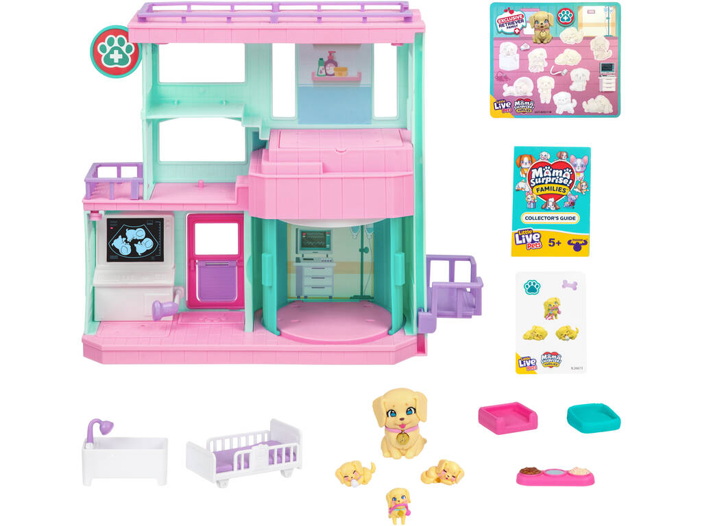 Little Live Pets Mama Surprise Families Clínica para Bebés Cãezinhos