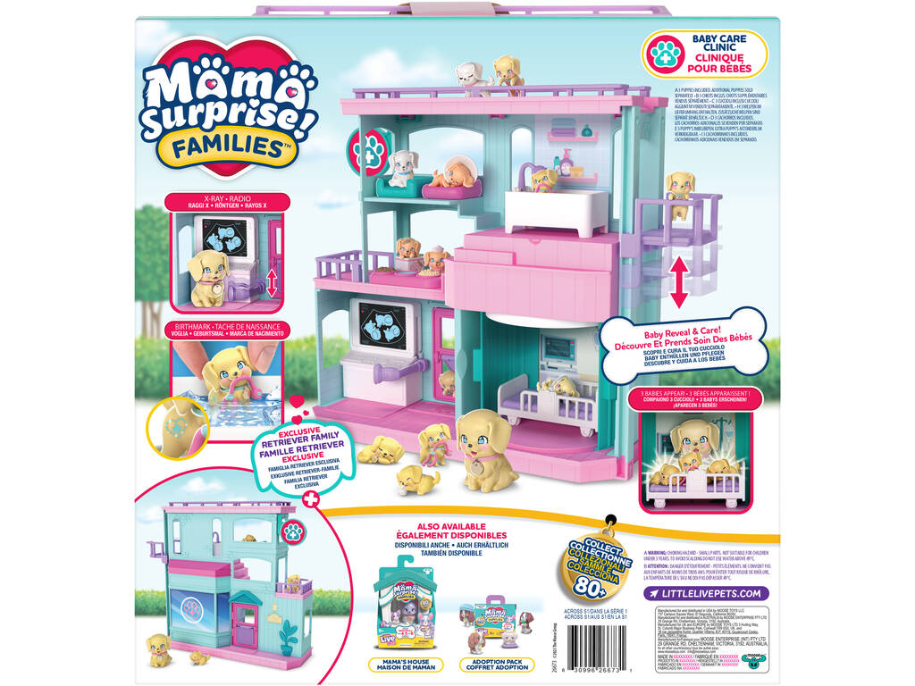 Little Live Pets Mama Surprise Families Clínica para Bebés Cãezinhos
