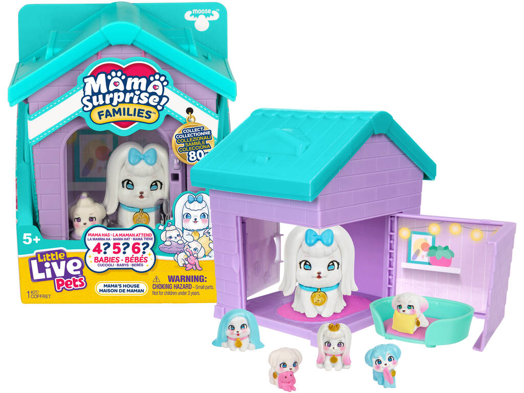 Little Live Pets Mama Surprise Families Casa da Mamã com Bebés