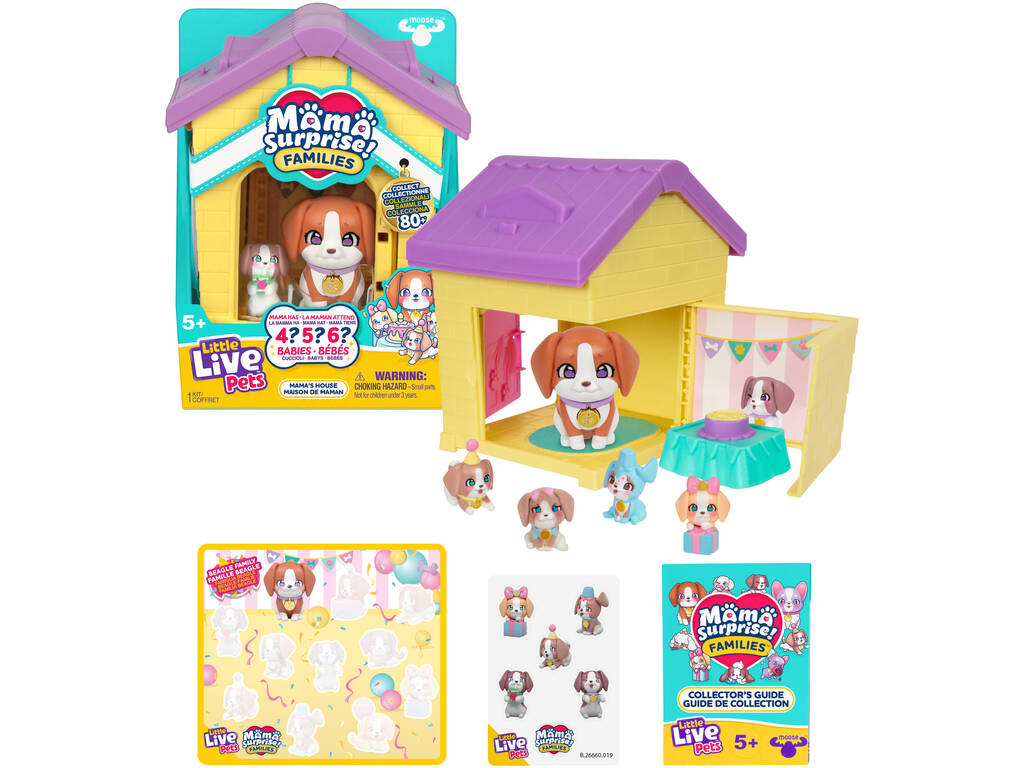 Little Live Pets Mama Surprise Families Casa da Mamã com Bebés