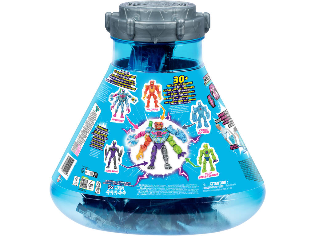 Mr Beast LAB Hybrids Pack 5 Figuras de Ação Surpresa