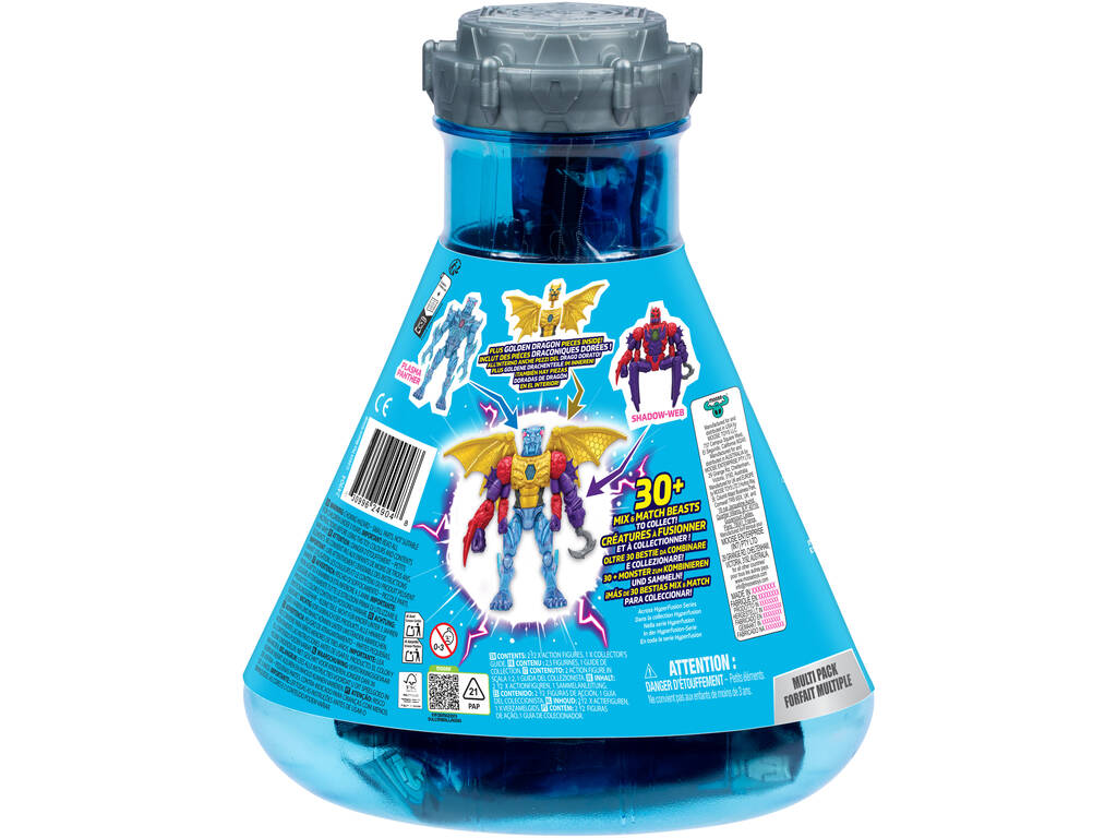 Mr Beast LAB Hybrids Pack 2 Figuras de Ação Surpresa