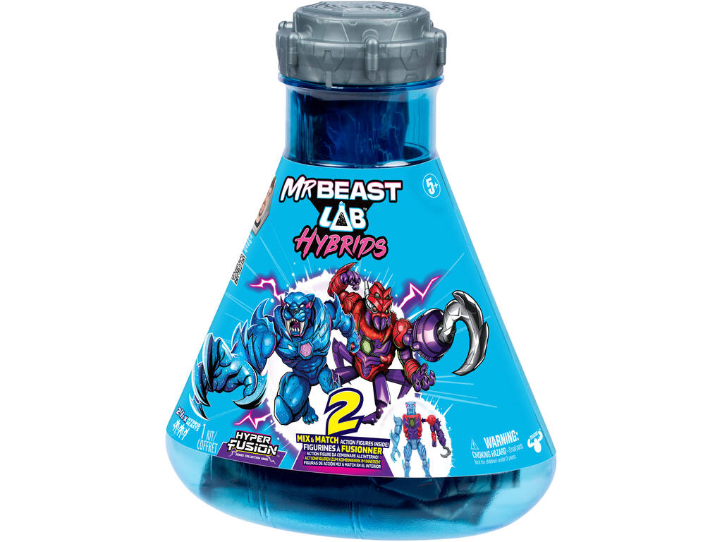 Mr Beast LAB Hybrids Pack 2 Figuras de Ação Surpresa