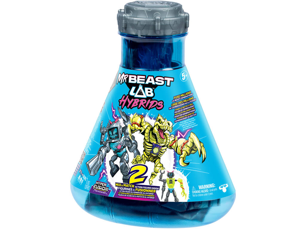 Mr Beast LAB Hybrids Pack 2 Figuras de Ação Surpresa