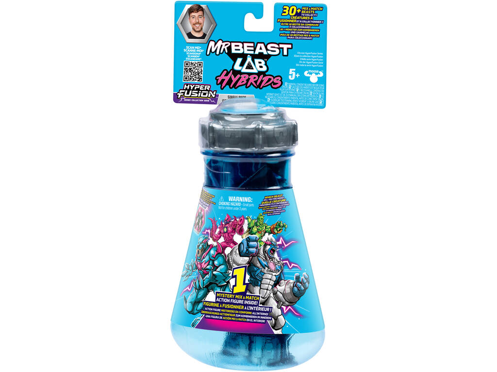 Mr Beast LAB Hybrids Pack 1 Figura de Ação Surpresa
